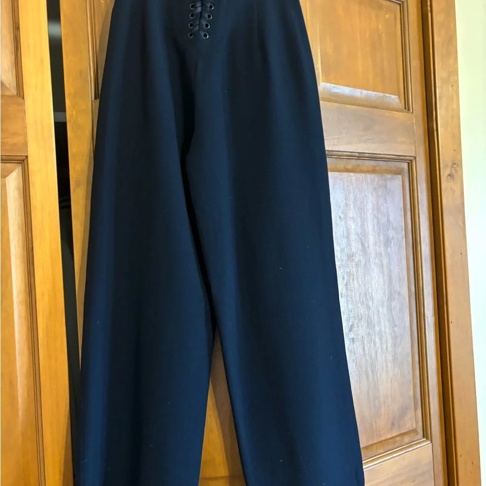 VINTAGE RALPH LAUREN NAVY MILITARY STYLE PANTS - Picture 4 of 12